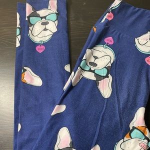 Lularoe Tween Leggings-Dog with Sunglasses